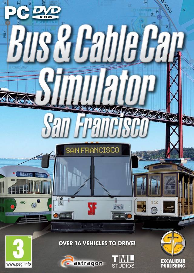 舊金山巴士模擬-Bus & Cable Car Simulator-《舊金山巴士模擬 (Bus & Cable Car Simulator)》共有超過16種巴士、電纜車可以操作，完全模擬舊金山真實地圖。

是否曾經夢想過藉著栩栩如生的舊金山巴士好好的瀏覽這座城市呢？如今你可以準備啟程了，你將坐在駕駛座上欣賞著這個座落於太平洋岸的美麗城市。

遊戲特色

    -16 款逼真、可親自操控的車輛，包括 articulated buses、trolleyb...