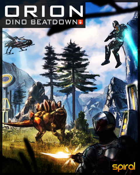 獵戶座：恐龍強襲-ORION: Dino Beatdown-《獵戶座：恐龍強襲 (ORION: Dino Beatdown)》為一款讓玩家們從五個職業角色中任選其一來駕駛個人飛行器在廣闊的開放式世界裡來與各種猙獰的恐龍展開戰鬥的一款以Co-op協力同 樂為主題線上動作射擊遊戲，遊戲中將不會以地球為舞台，而是以未來世界作為時代背景，玩家們將使用包括機關槍或火箭炮、隱形兵器等各種近未來武器來跟包括霸王龍或暴龍等各種兇殘恐龍進行戰鬥，體驗協力同樂的恐龍狩獵樂趣。...