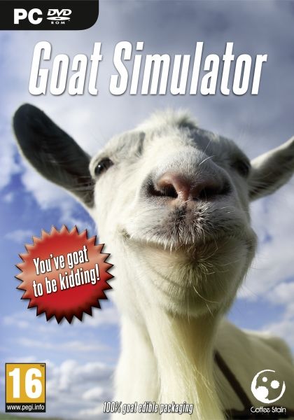 模擬山羊 2014-Goat Simulator 2014-《模擬山羊》是由研發商 Coffee Stain Studios 開發，玩家在《模擬山羊》遊戲中扮演的就是一頭山羊，玩家將可以享受毀掉一堆東西的樂趣。比如說衝向一張桌子、做出個後空翻動作等等，都有機會得到積分。若是玩家覺得這樣還不過癮，研發團隊藉由與 Steam 平台的整合，遊戲將支援 Steam Workshop，玩家將可以創造更多有趣的內容，包括自己的山羊、任務與關卡等。

《模擬山羊》是...