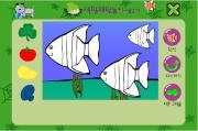 小魚填顏色-小鱼填颜色-小魚填顏色滑鼠控制