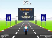 公路摩托-公路摩托-遊戲用上下左右鍵控制。