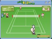 Tobby打網球-Tobby打网球-超可愛的Tobby打網球哦，有美女在旁邊助威，一定要顯示出你的水準哦！滑鼠移動，點擊擊球，注意右下角的力度條。
