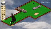 3D老年人高爾夫-3D老年人高尔夫-可以選擇角色，老伯，印度人，黑衣人，和怪獸來打高爾夫。球場在空中，可以調整位置。滑鼠操作，點擊發球