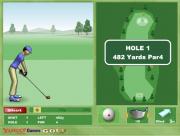 球場高爾夫-球场高尔夫-遊戲用滑鼠左鍵點畫面右邊紅色箭頭可以選擇方向角度,點畫面左邊shot按紐出擊.